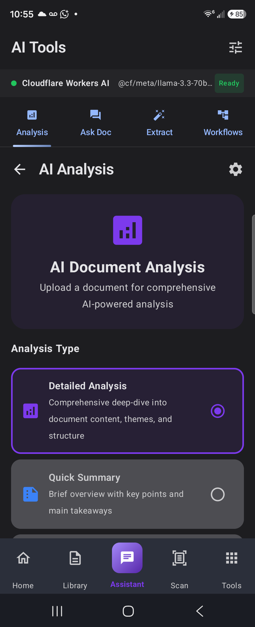 Galaxy Z Fold 6 Live — Cloudflare Workers AI (@cf/meta/llama-3.3-70b) Ready Out-of-the-Box